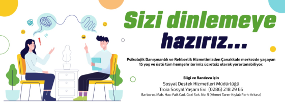 Ücretsiz Psikolojik Danışmanlık Hizmetimiz Devam Ediyor